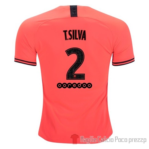 Maglia Paris Saint-Germain Giocatore T.silva Away 2019/2020 - Clicca l'immagine per chiudere